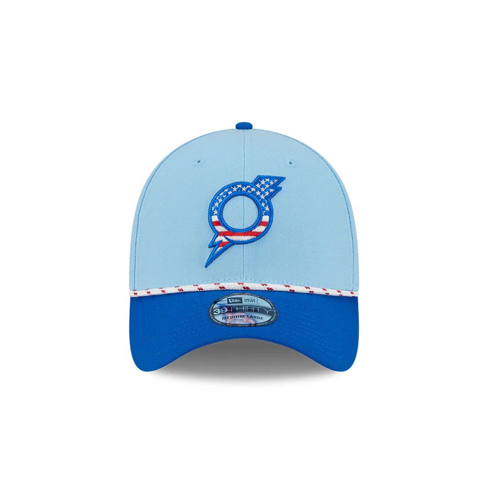 Omaha Storm Chasers New Era 39Thirty 2025 Fourth of July Cap - Image 2