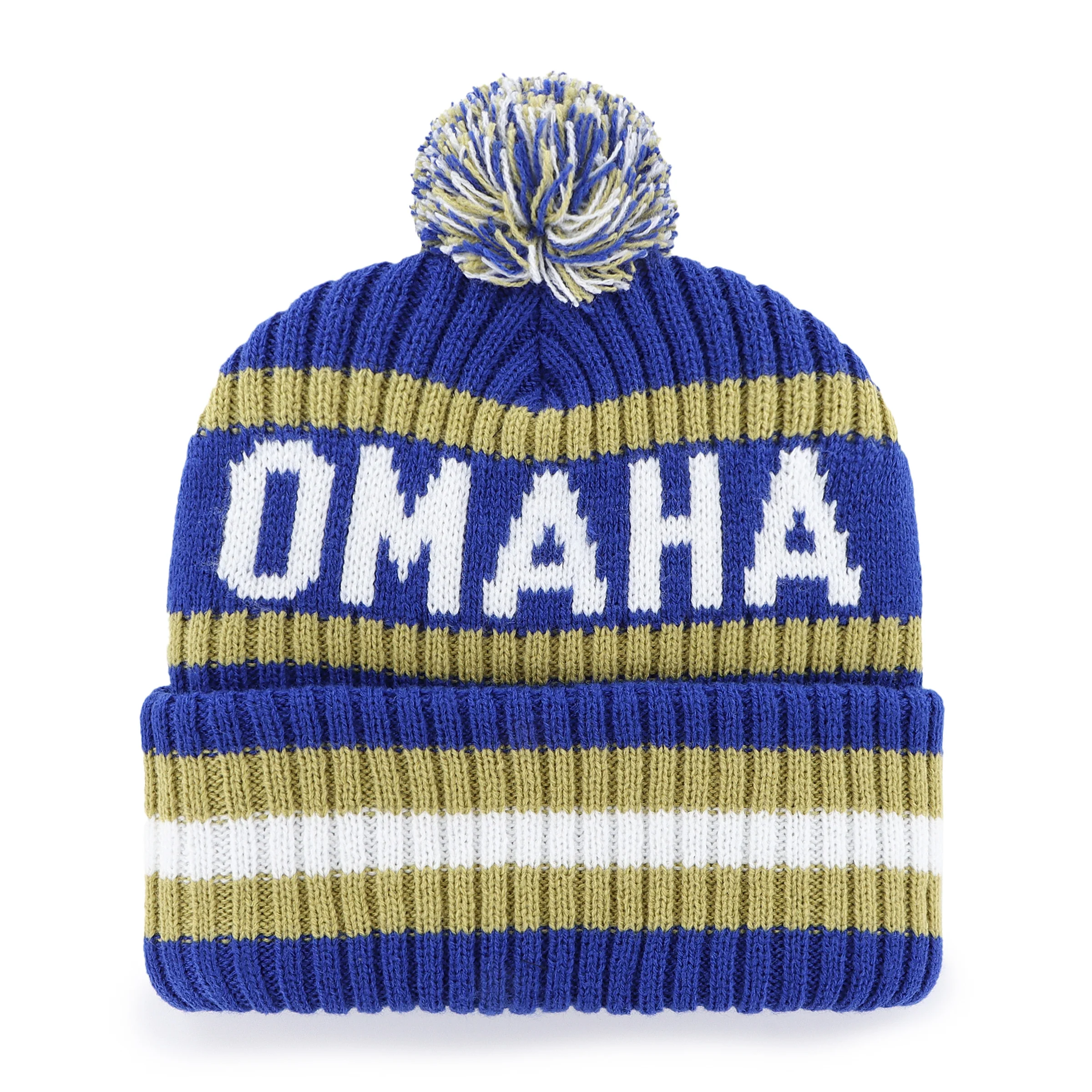 Omaha Storm Chasers '47 Brand Bering Cuff Knit Winter Hat - Image 2
