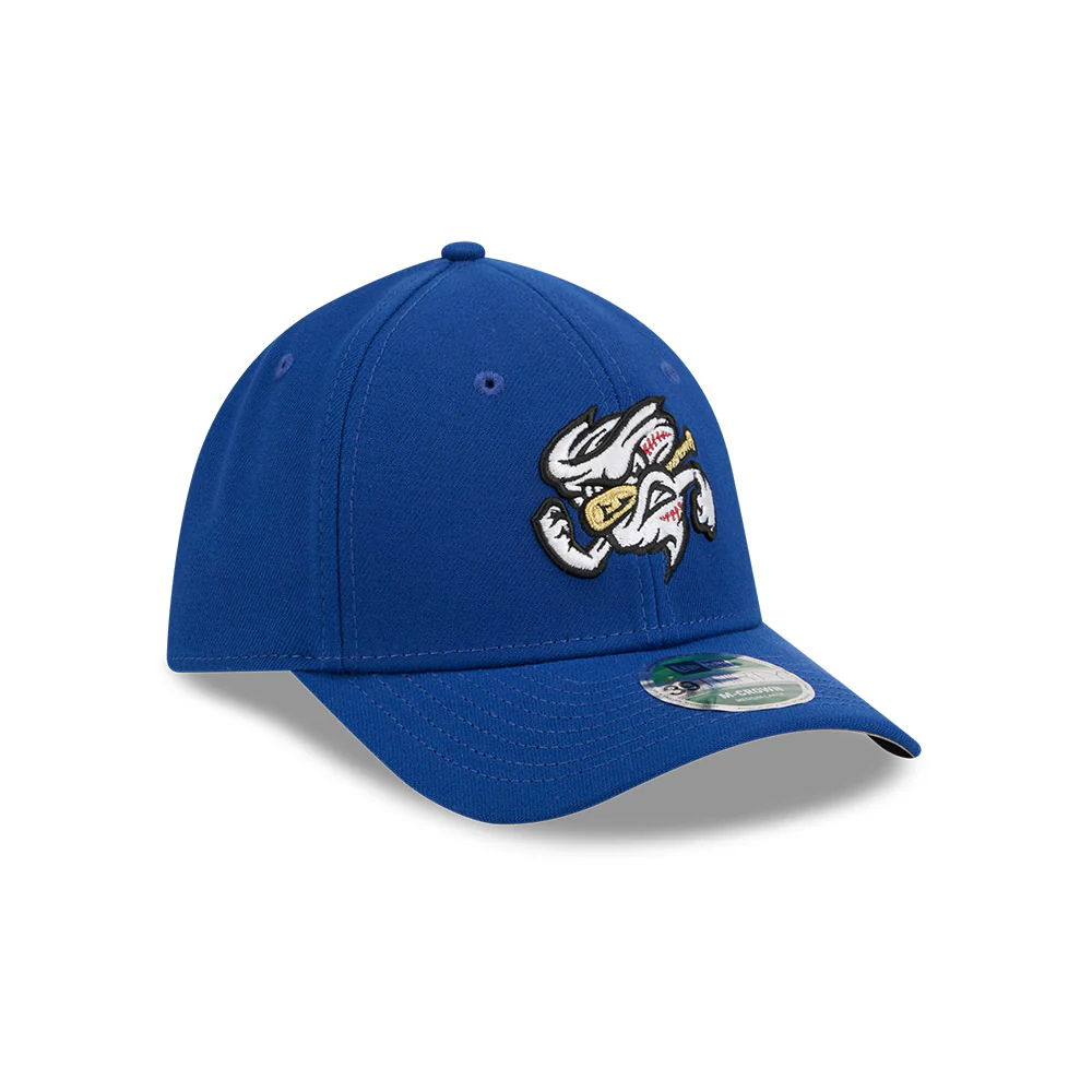 Omaha Storm Chasers New Era 39Thirty Home Royal Vortex M Crown Cap - Image 3