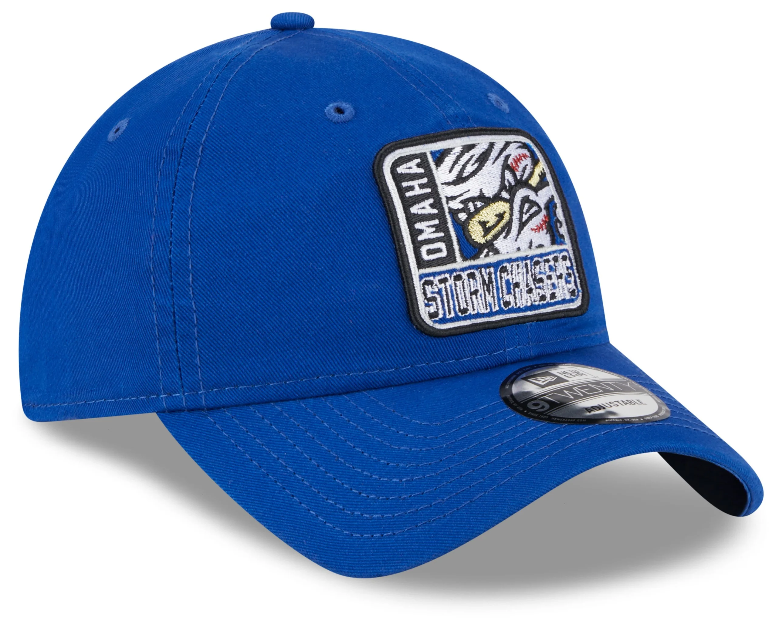 Omaha Storm Chasers New Era 9Twenty Royal Logo Mix Cap - Image 2