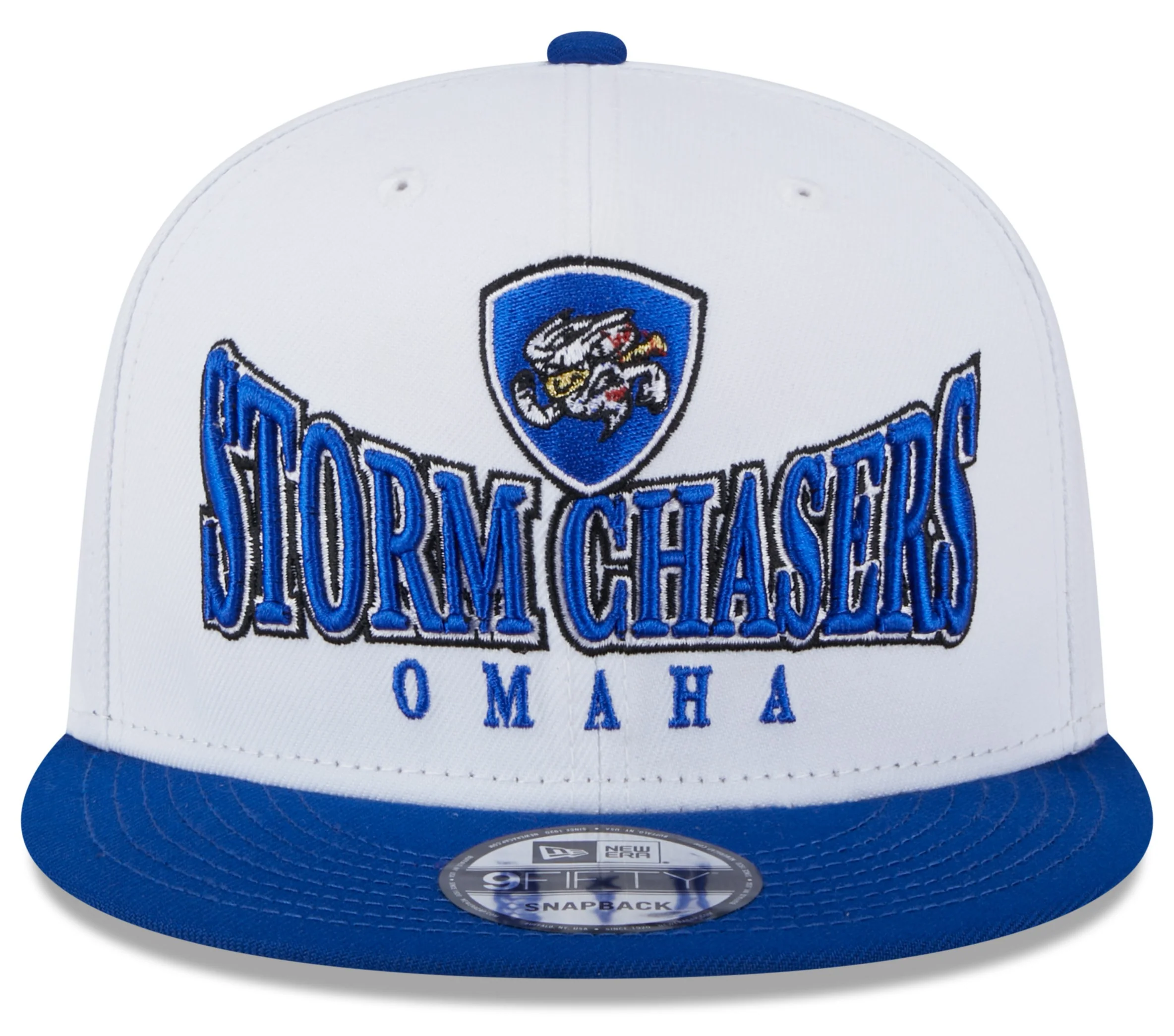 Omaha Storm Chasers New Era 9Fifty White Crest Snapback Cap - Image 2