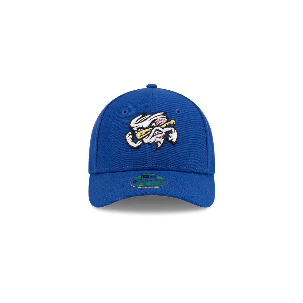 Omaha Storm Chasers New Era Youth 9Forty Home Royal Vortex M Crown Cap - Image 2