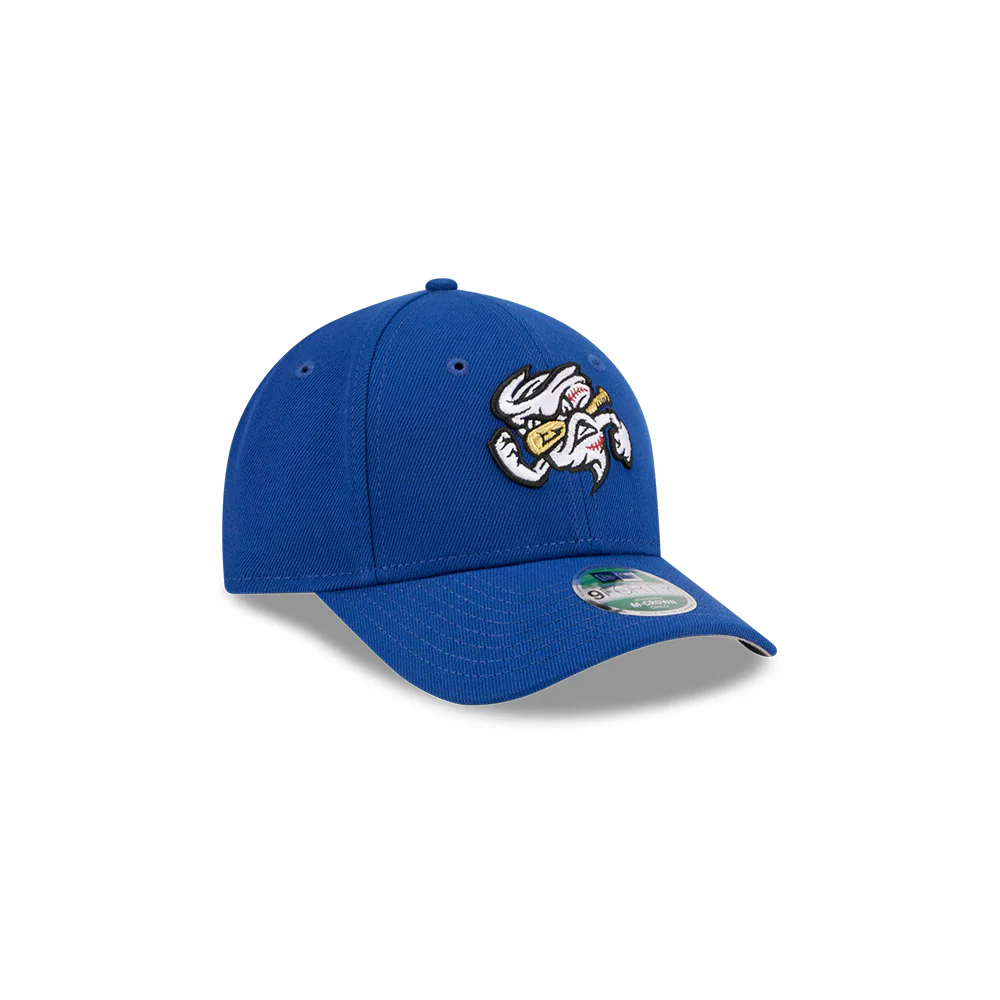 Omaha Storm Chasers New Era Youth 9Forty Home Royal Vortex M Crown Cap - Image 3