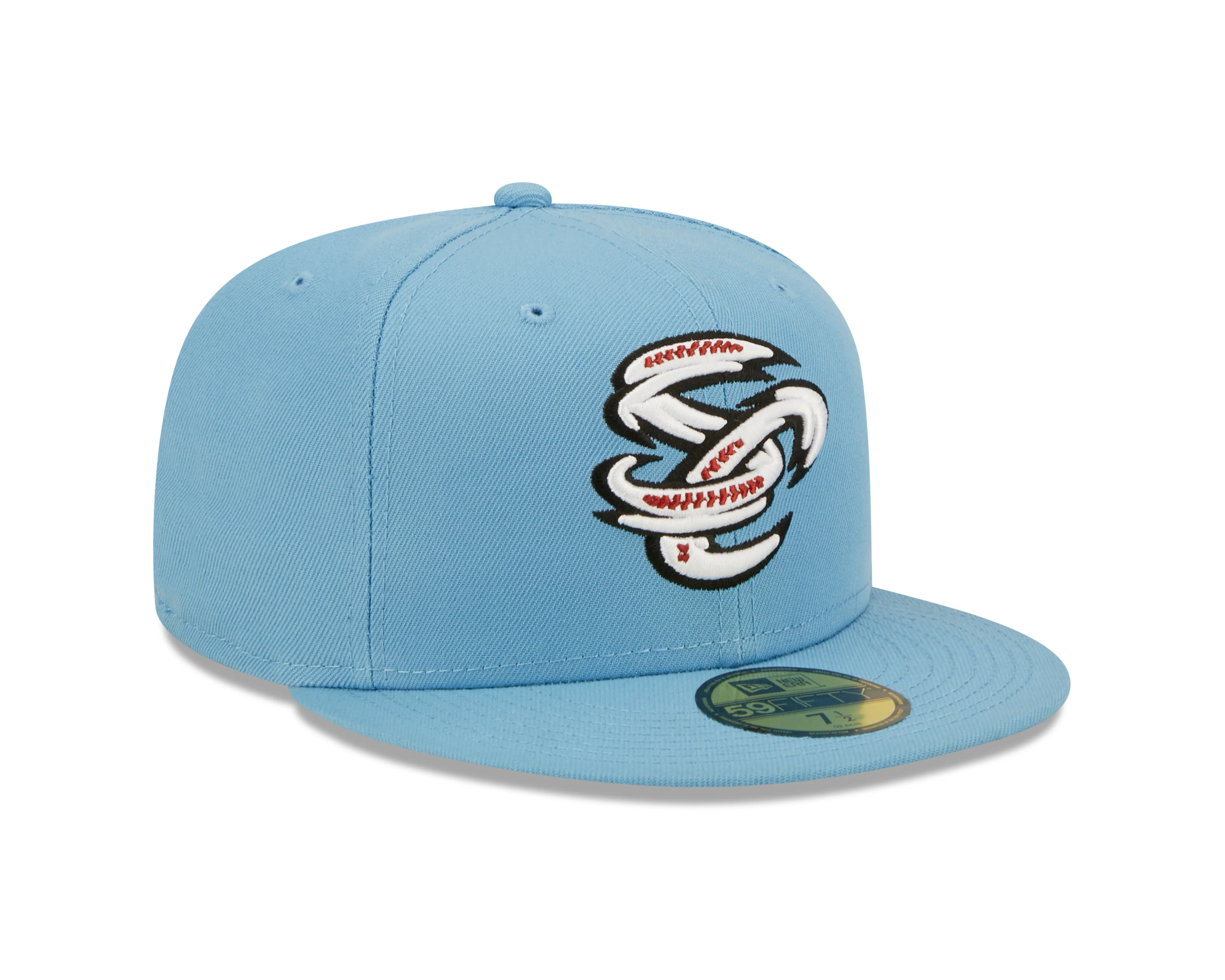 Omaha Storm Chasers New Era 59Fifty Alt 1 Powder Blue SC Cap - Image 2