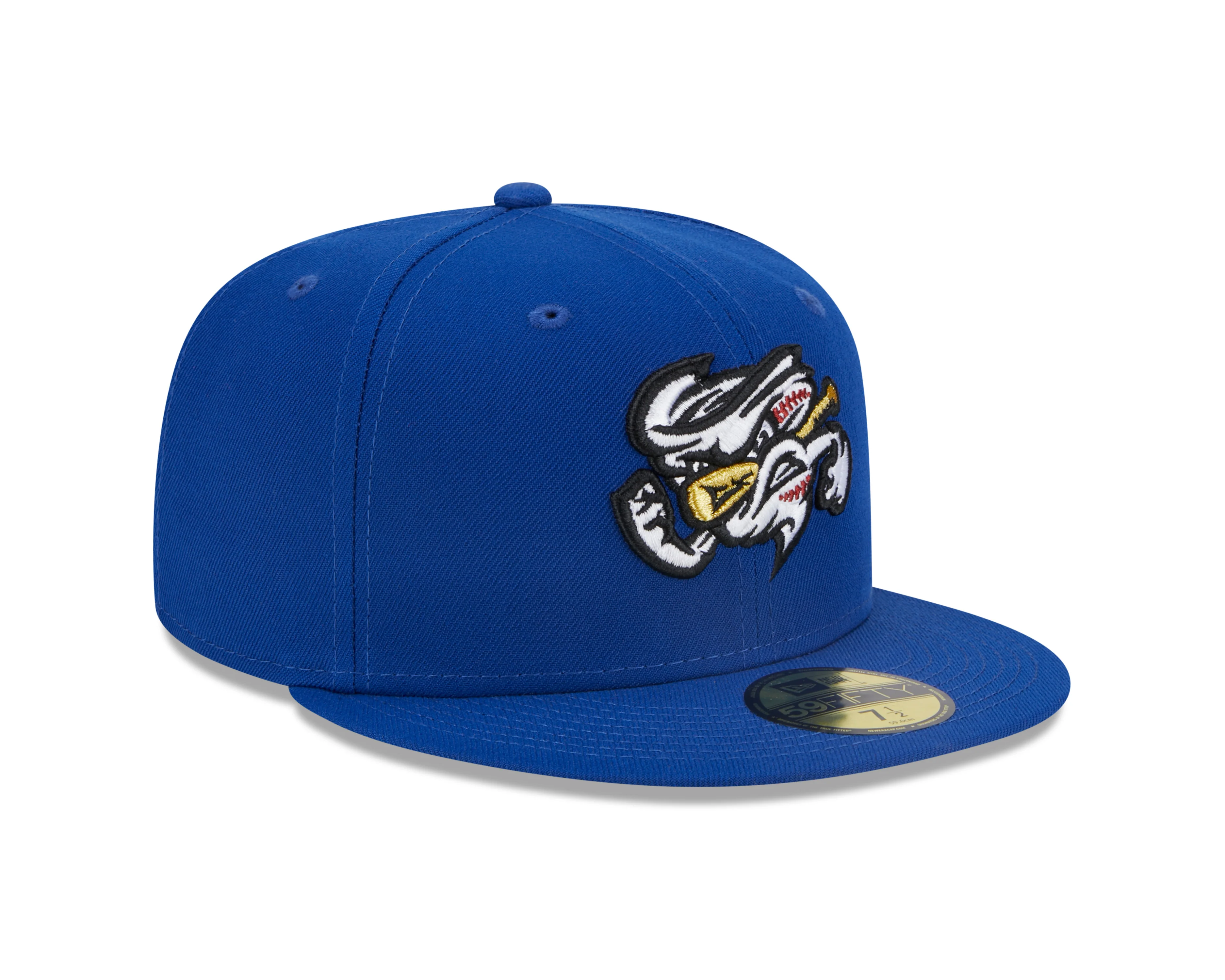 Omaha Storm Chasers New Era 59Fifty Home Royal Vortex Cap - Image 2