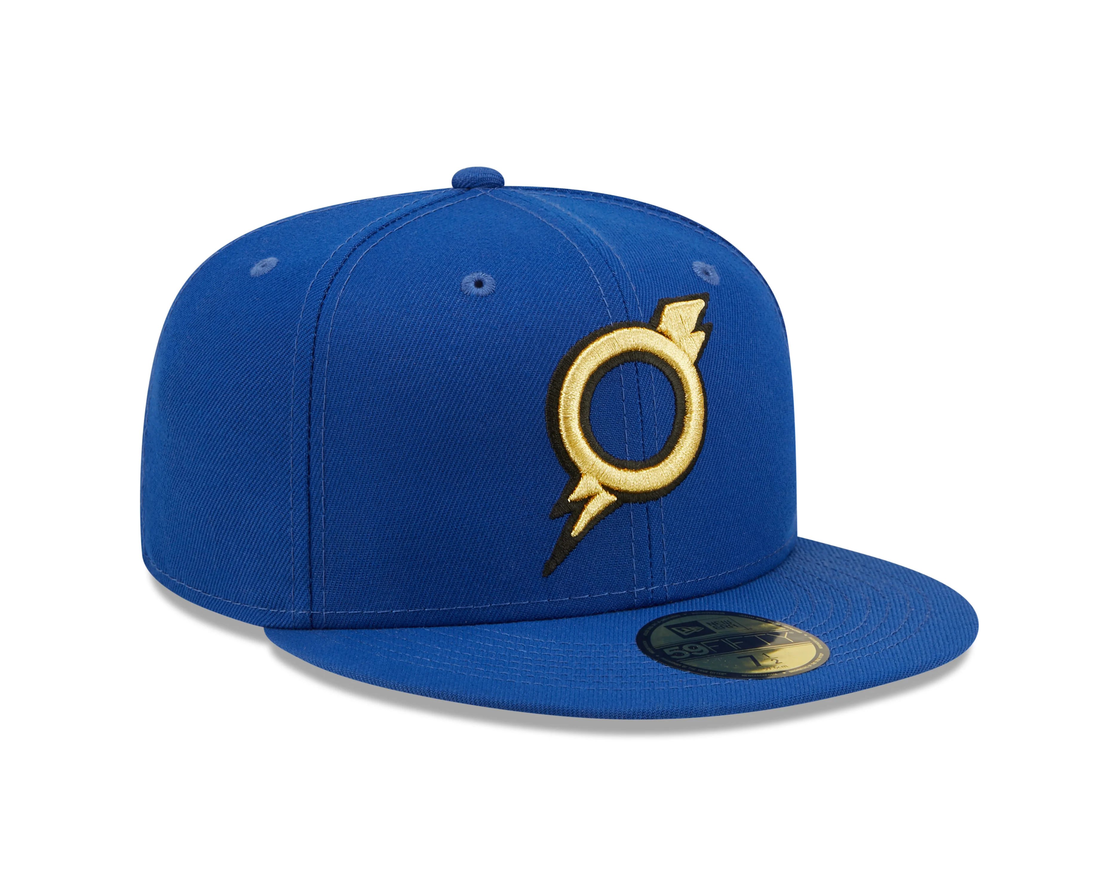 Omaha Storm Chasers New Era 59Fifty Road Royal O-Bolt Cap - Image 2